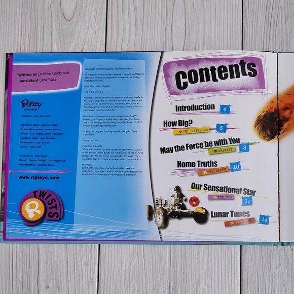 Ripley's Space Believe It or Not Hardcover Book - Picture 14 of 15